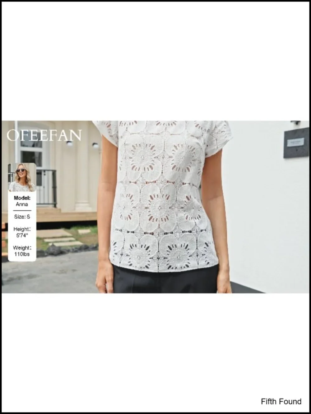 Women's Crochet Lace Boho Petal Short Sleeve Blouse Tunic